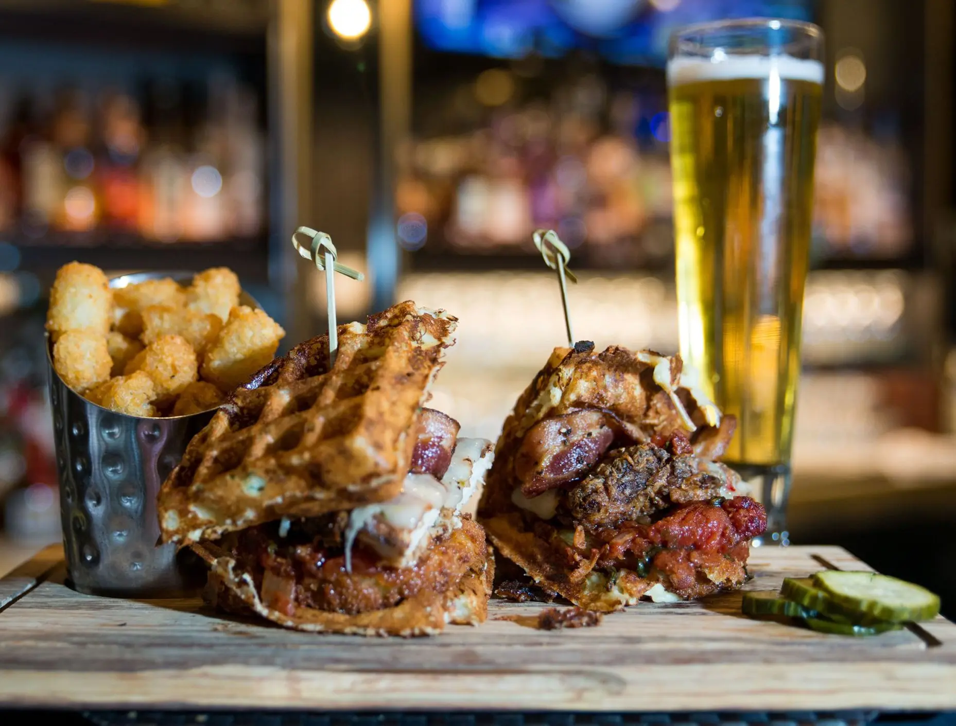 Gourmet sandwiches and small plates