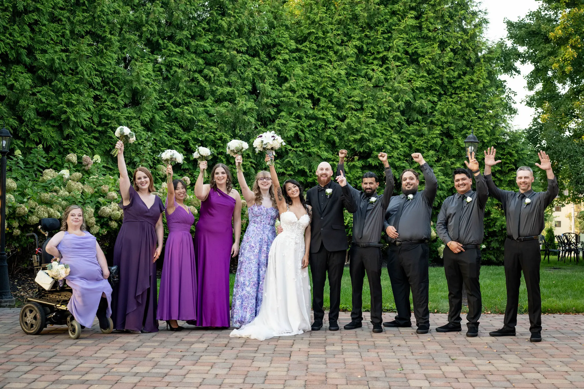 Wedding reception decorations