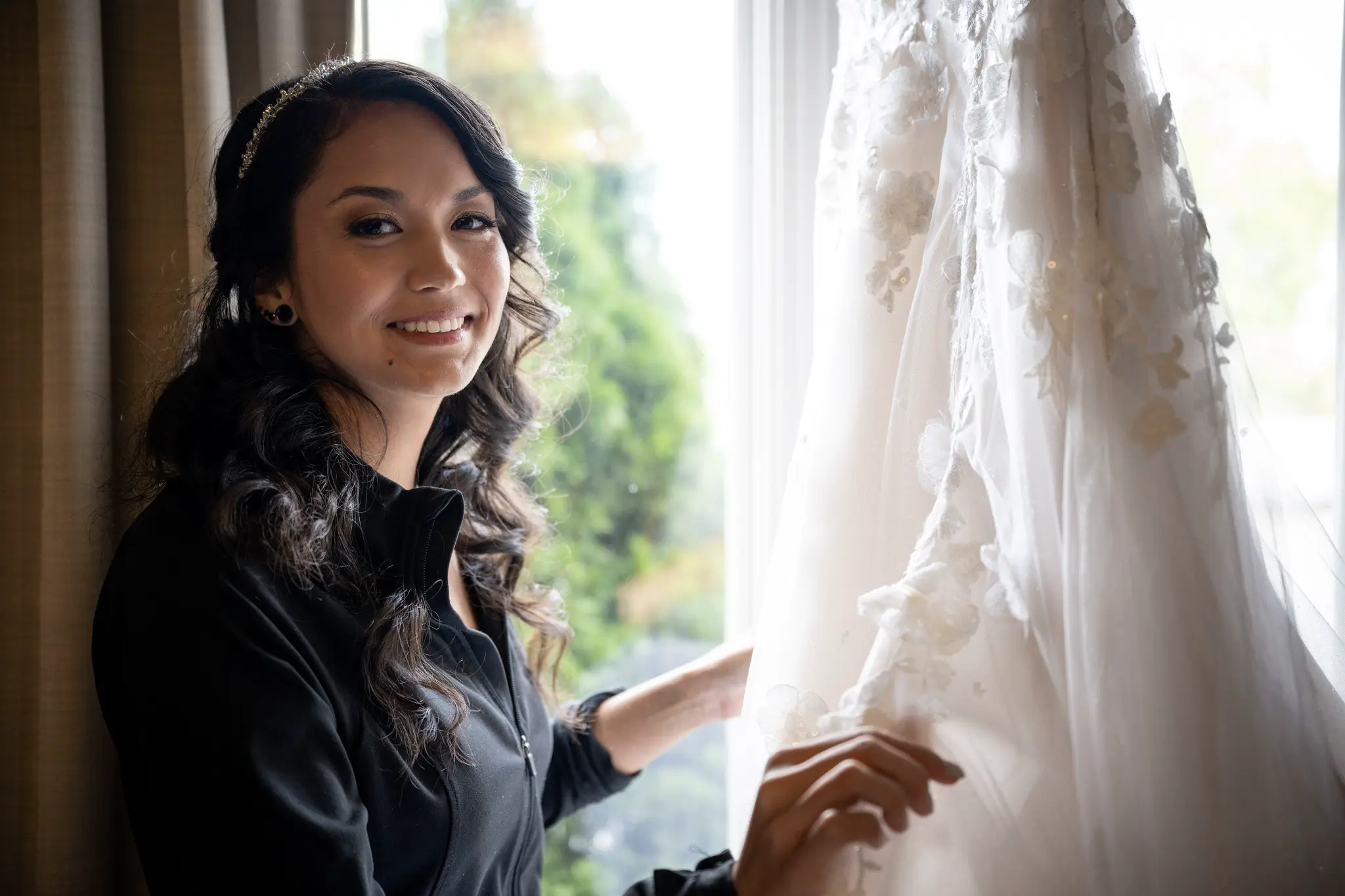 Outdoor wedding ceremony near Newark Delaware