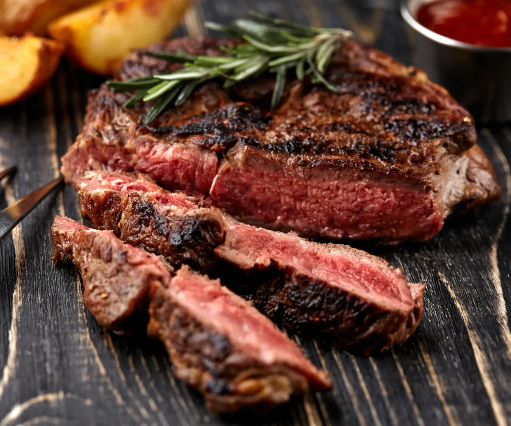 Easter brunch buffet Flat iron steak